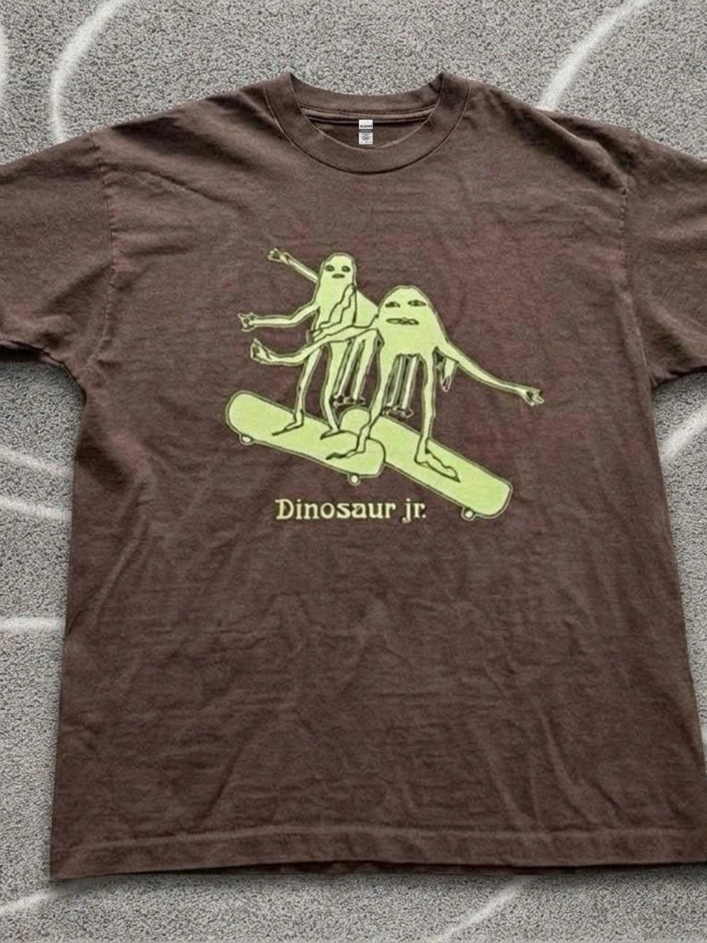 Dinosaur Skateboard Character Graphic T-Shirt